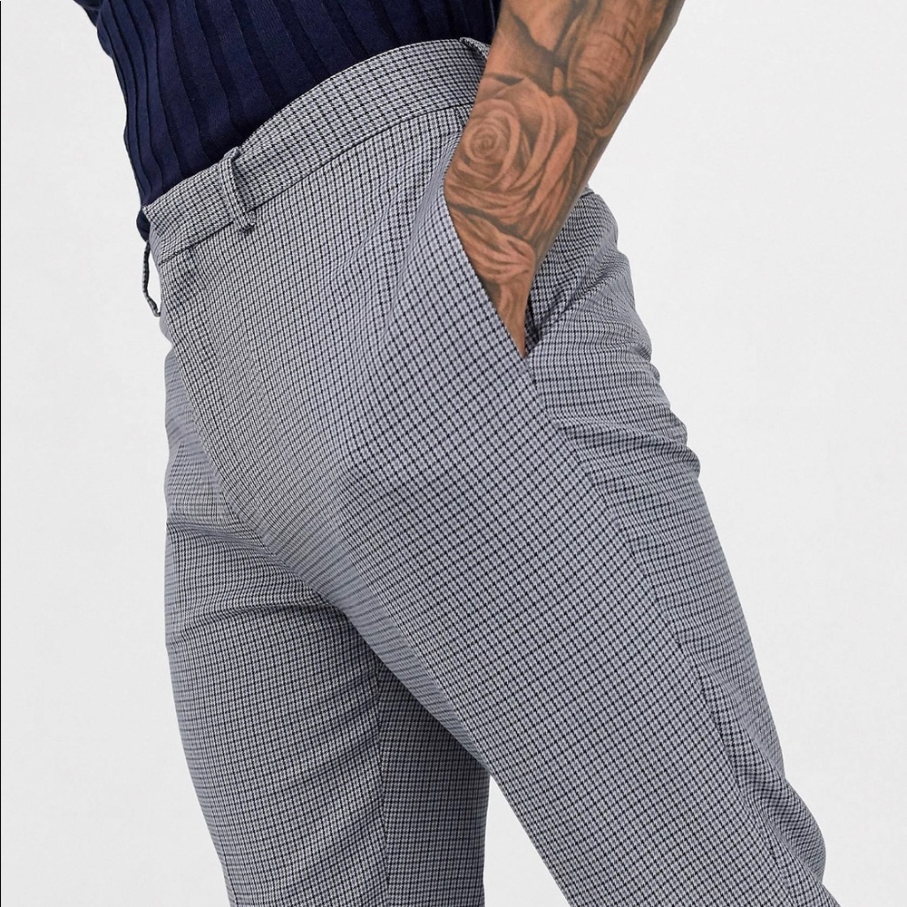 ASOS cropped print pants